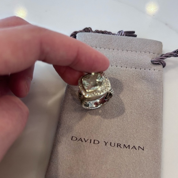 David Yurman Albion Ring - Size 6 - Prasiolite - Picture 5 of 8